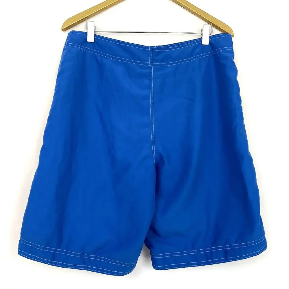 Duke Blue Devils NCAA Board Shorts M Mens Mesh Lined KA‎ Long Leg 34x10 Vintage